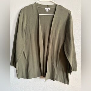 J. Jill Sage Green Women's Cardigan